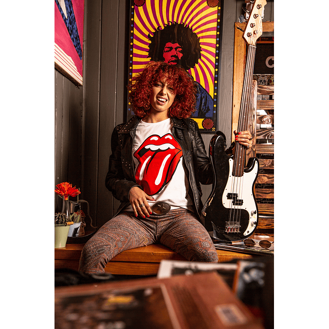 Polera Oficial Unisex Rolling Stones Tongue