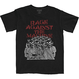 Polera Oficial Unisex Rage Against The Machine Crowd Masks