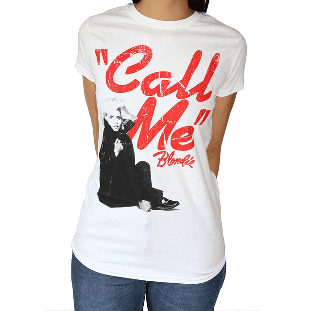 Polera Oficial Mujer Blondie Call Me