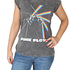 Polera Oficial Mujer Pink Floyd Multi Logo DSOTM