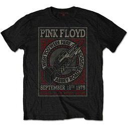 Polera Oficial Unisex Pink Floyd WYWH Abbey Road Studios 