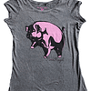 Polera Oficial Mujer Pink Floyd Animals Pig