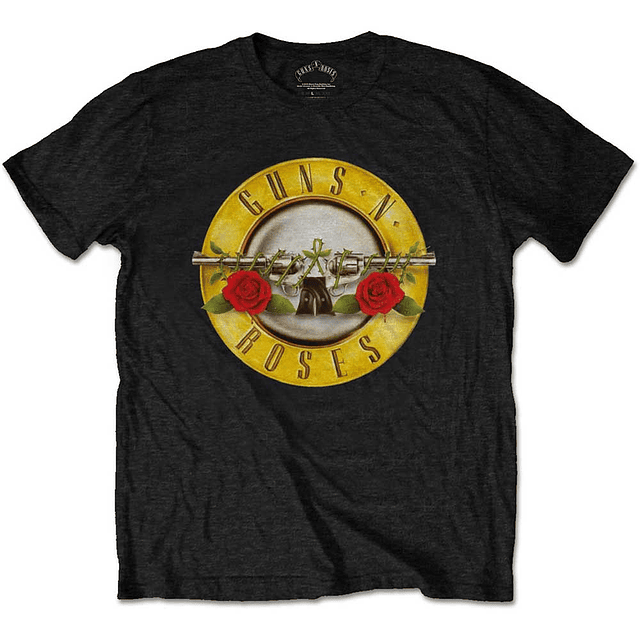 Polera Oficial Unisex Guns´n Roses Logo