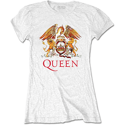 Polera Oficial Mujer Queen logo
