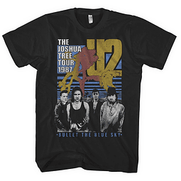 Polera Unisex U2 The Joshua Tree Tour 1987