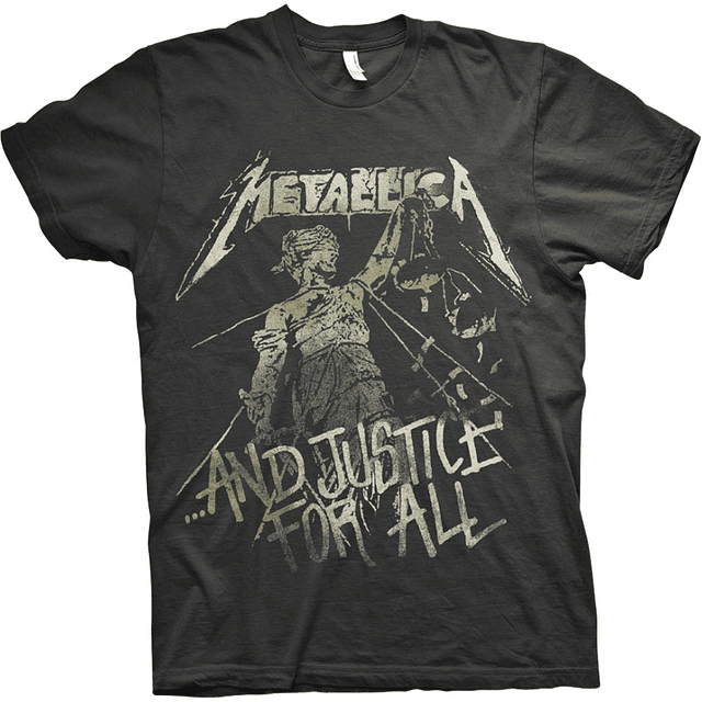 Polera Unisex Metallica And Justice For All