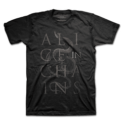 Polera Oficial Unisex Alice In Chains Snakes