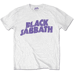 Polera Oficial Unisex Black Sabbath Wavy Logo