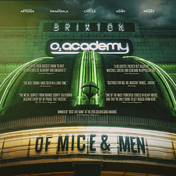 Vinilo "2LP" + DVD Of Mice & Men - Live At Brixton