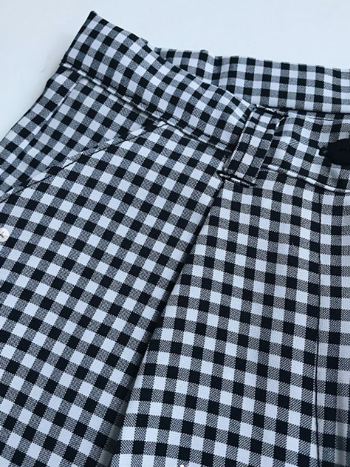 Pantalón Gwen Cuadrillé Negro 9