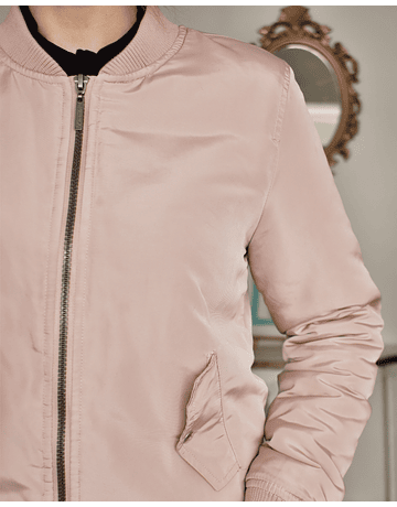 Chaqueta Bomber  Rosa S 