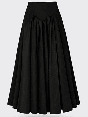 Maxi Falda Victoria - Negro