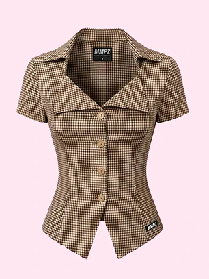 Top Blair Vichy Espresso ☕ ////// PREVENTA //////