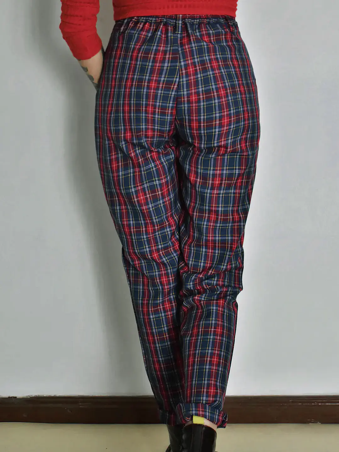 Pantalón Gwen Rojo/Azul PREVENTA 5