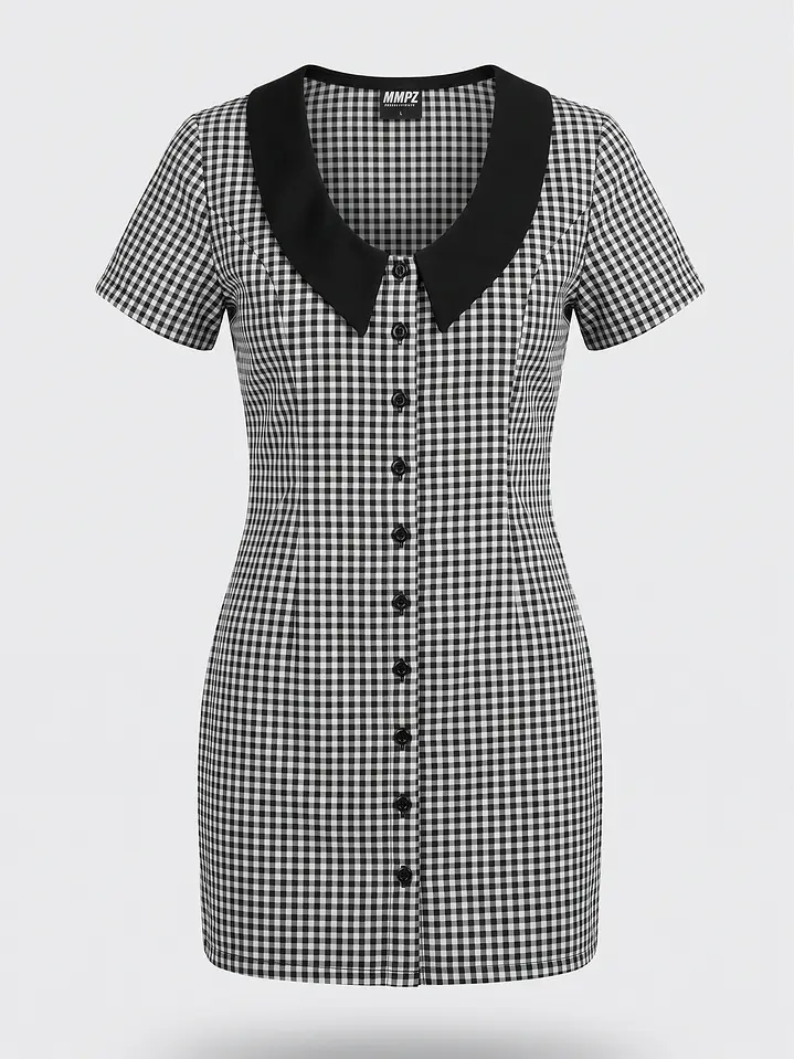 Vestido Piscis Vichy 5