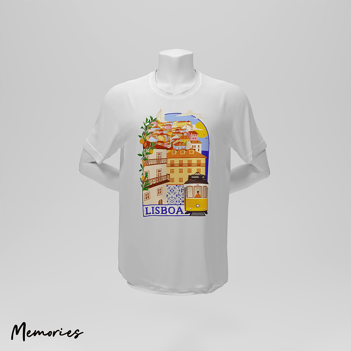 T-Shirt Unissexo Lisboa - Essential 4