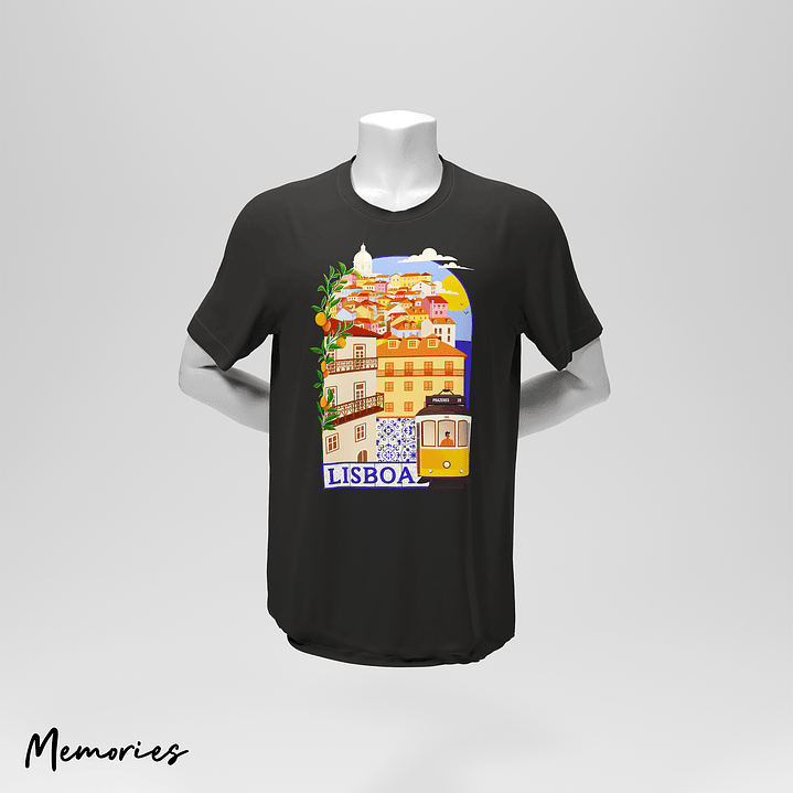 T-Shirt Unissexo Lisboa - Essential 7