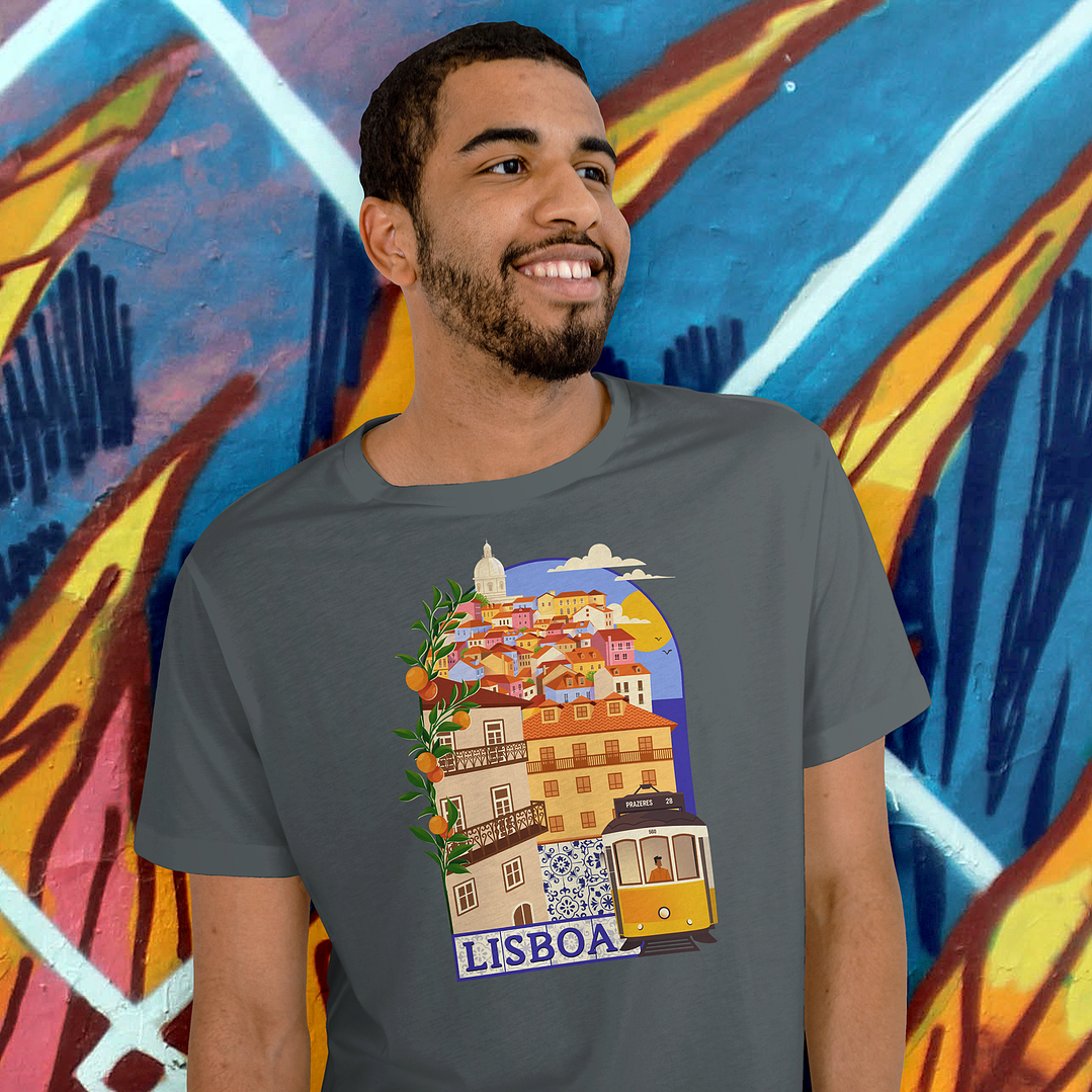 T-Shirt Unissexo Lisboa - Essential 1