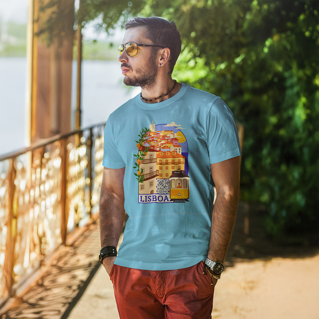 T-Shirt Unissexo Lisboa - Essential 3