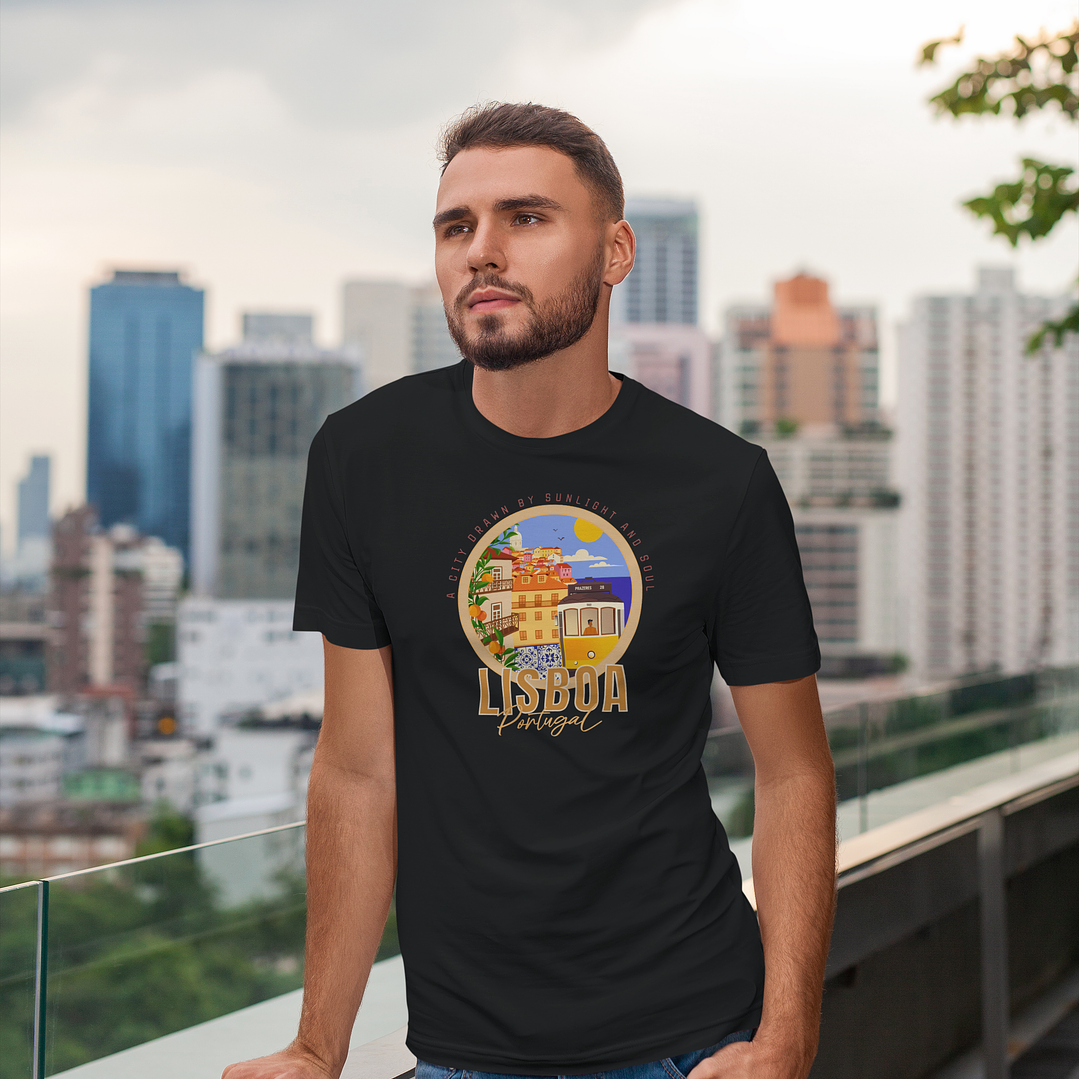 T-Shirt Unissexo Lisboa - City Drawn 2