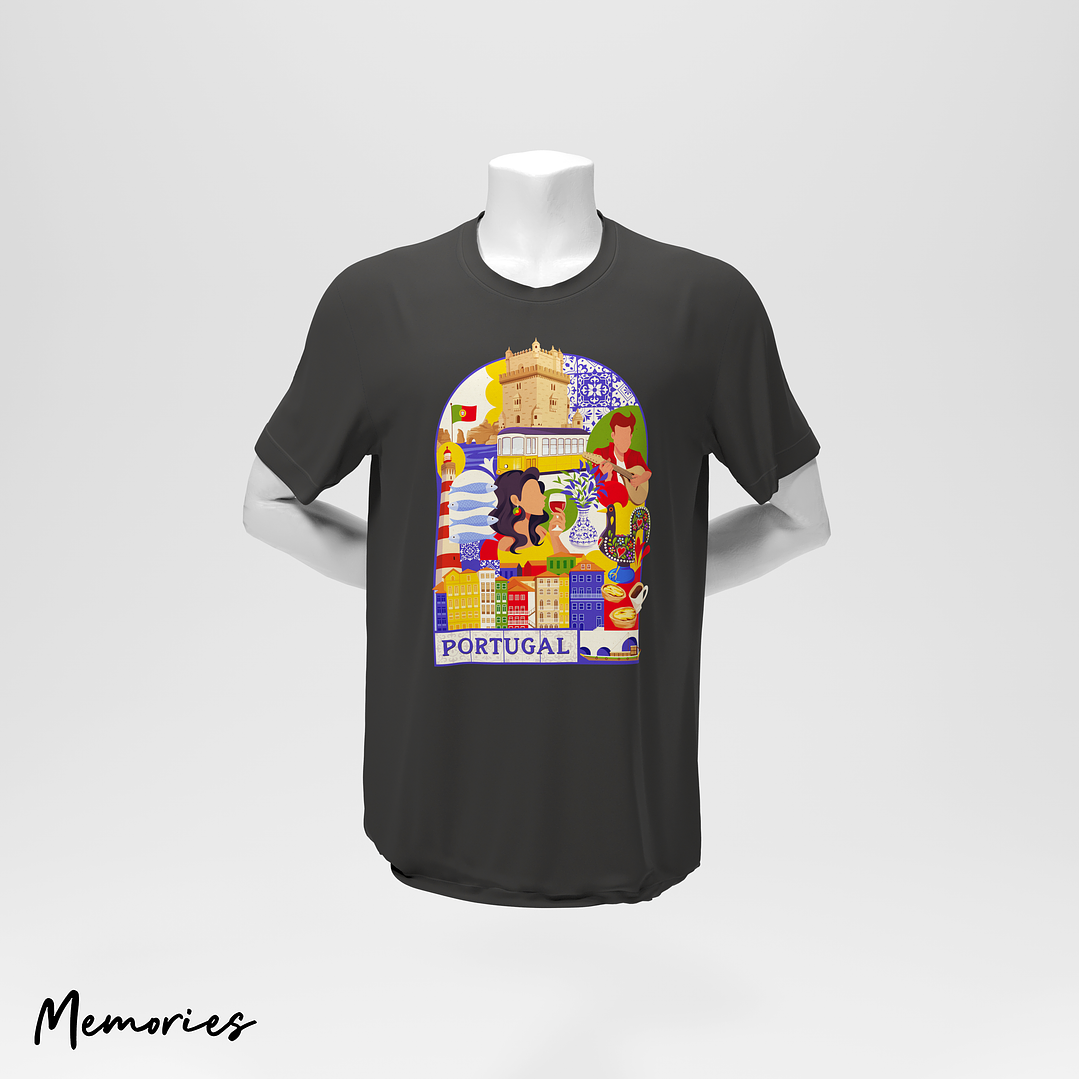 T-Shirt Unissexo Portugal - Essential 5