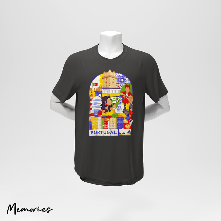 T-Shirt Unissexo Portugal - Essential 5