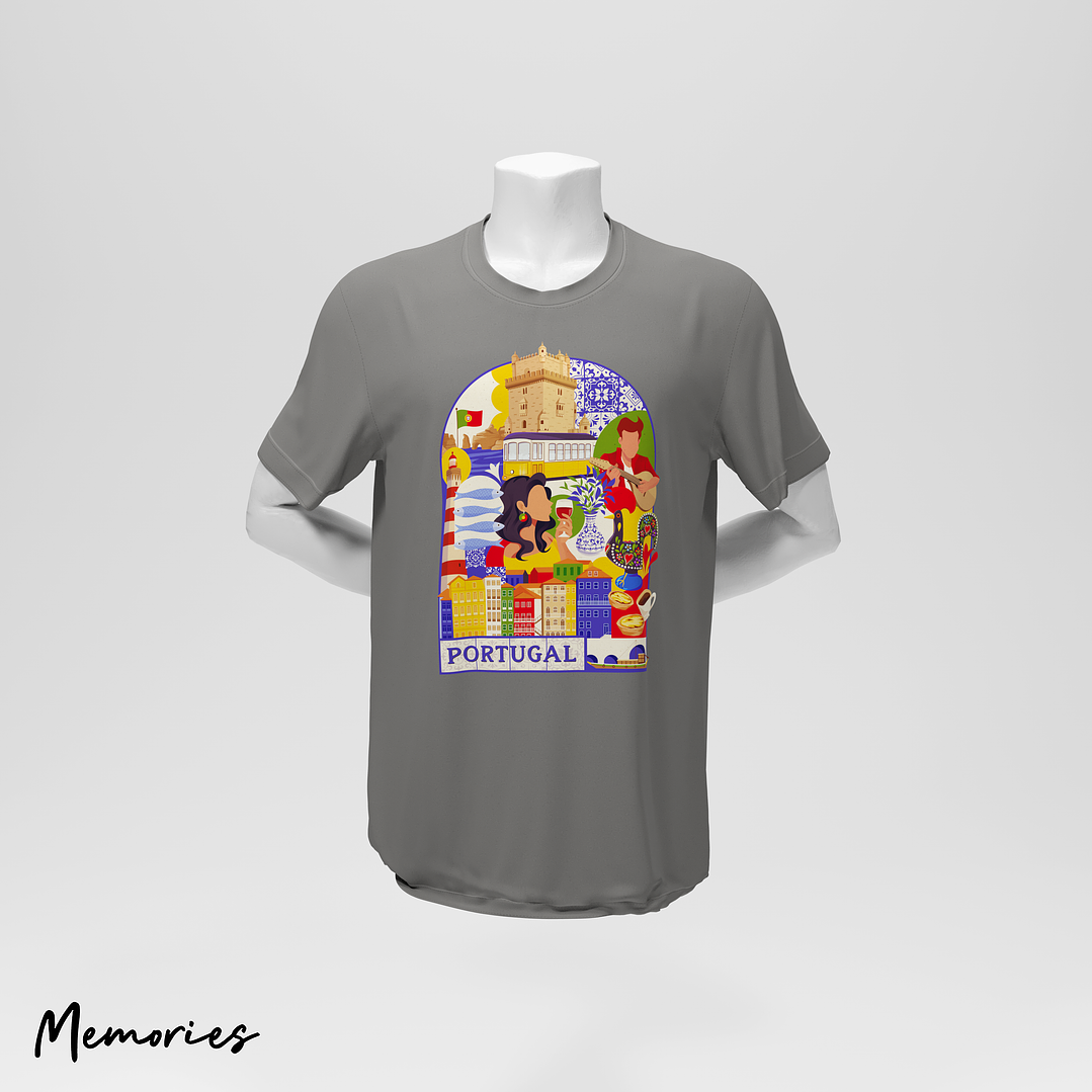 T-Shirt Unissexo Portugal - Essential 6