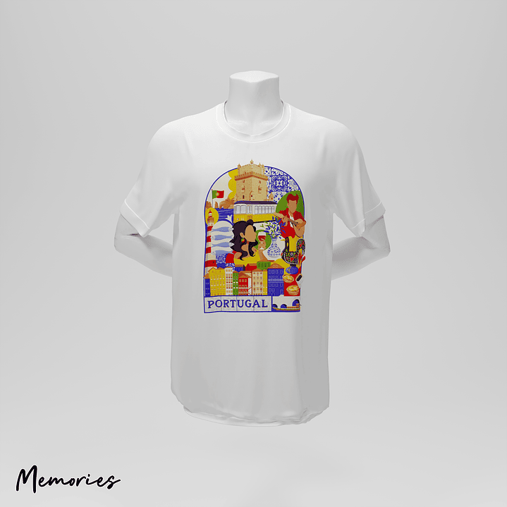 T-Shirt Unissexo Portugal - Essential 7