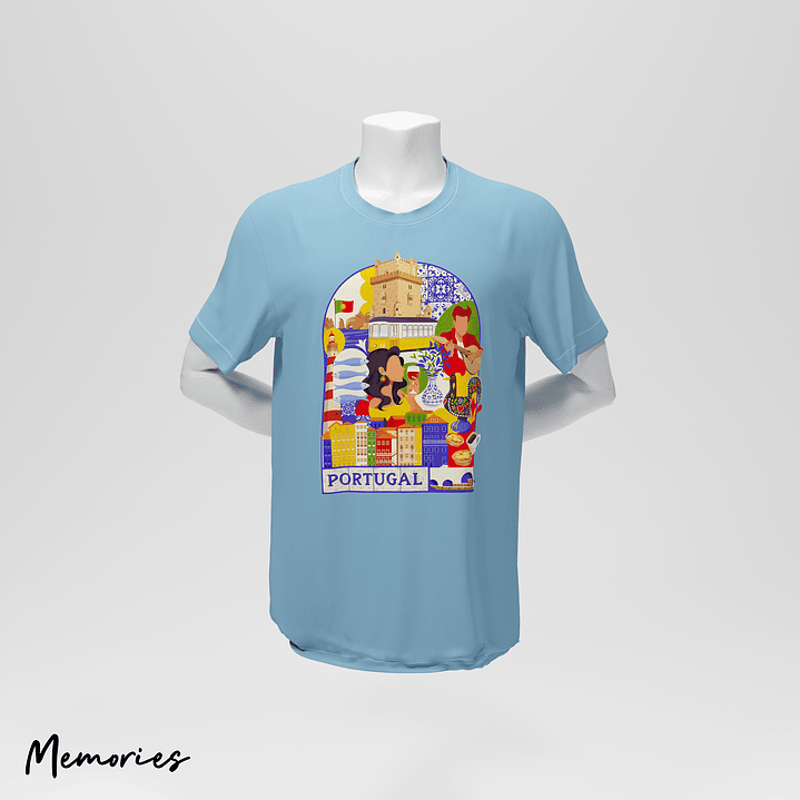 T-Shirt Unissexo Portugal - Essential 4