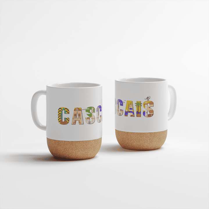 Caneca Cerâmica Mate Cortiça - Cascais 1