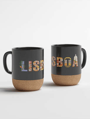 Caneca Cerâmica Mate Cortiça - Lisboa