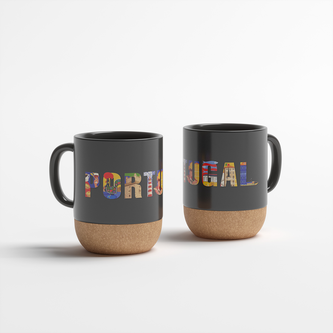 Caneca Cerâmica Mate Cortiça - Portugal 2