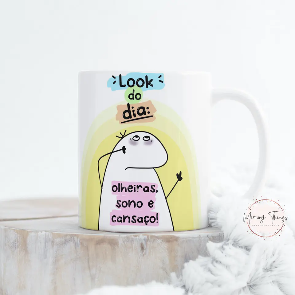 Flork Look of the Day Mug: Dark circles, sleepiness and tiredness 1