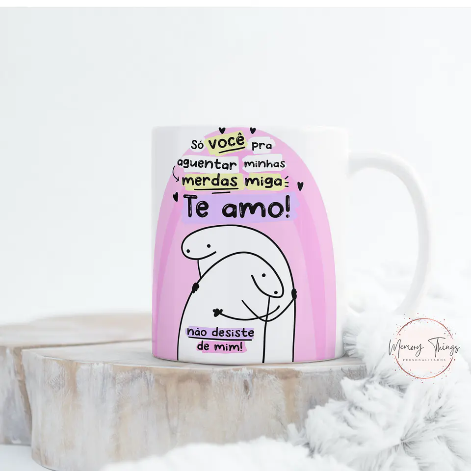 Taza Flork Solo tú puedes soportar mi mierda, niña 1