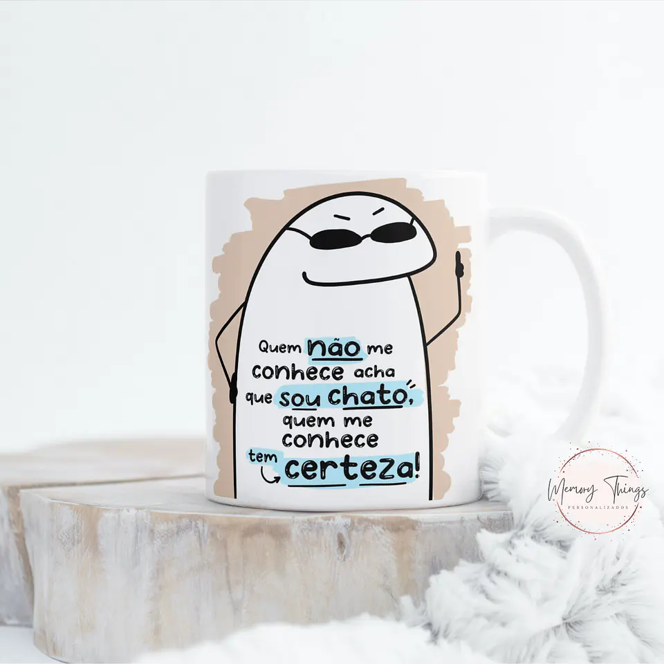 Taza Flork La gente que no me conoce piensa que soy aburrida. 1