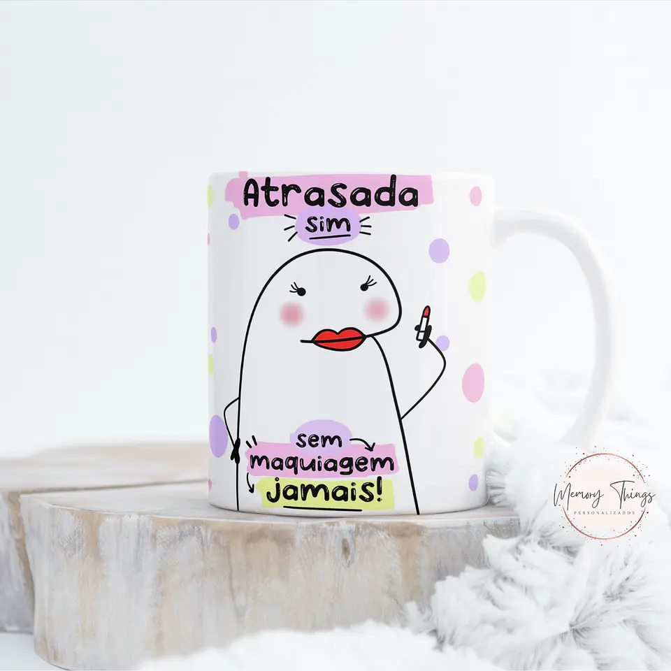 Taza Flork Tarde sí sin maquillaje nunca 1