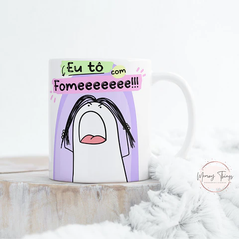 Caneca Flork  Eu to com fome