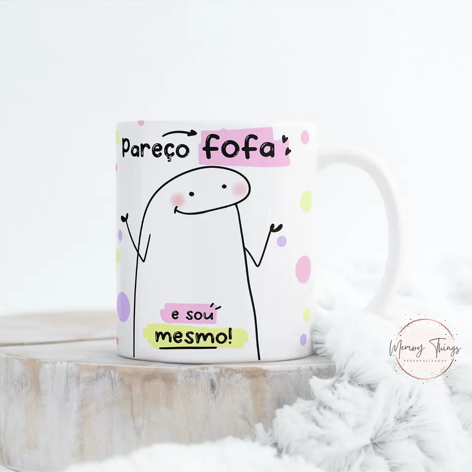 Caneca Flork  Pareço fofa e sou mesmo 1