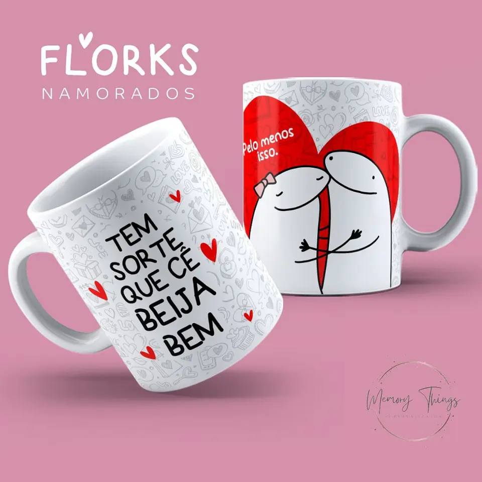 Flork Mug You're lucky you're a good kisser 1