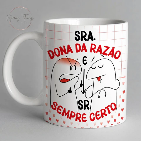 Caneca Flork  Sra. Dona da Razão