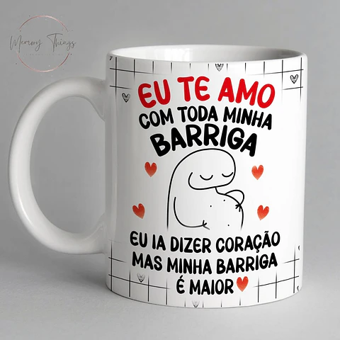 Taza Flork Te amo con toda mi panza