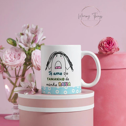 Caneca Flork - Te amo do Tamanho da minha raiva