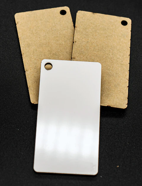 MDF Key Holder 1 Side 6.5x3.5cm