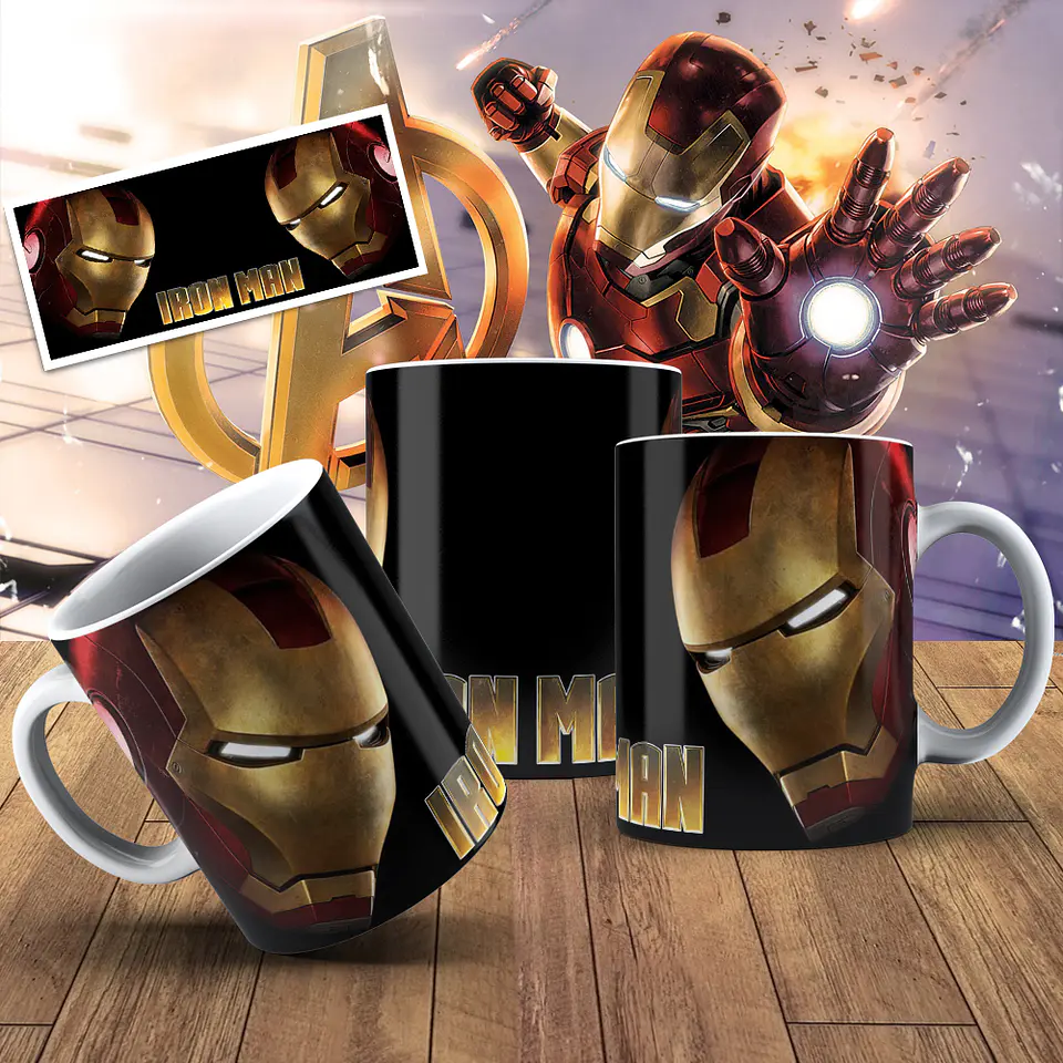 Taza de superhéroes - Iron Man 1