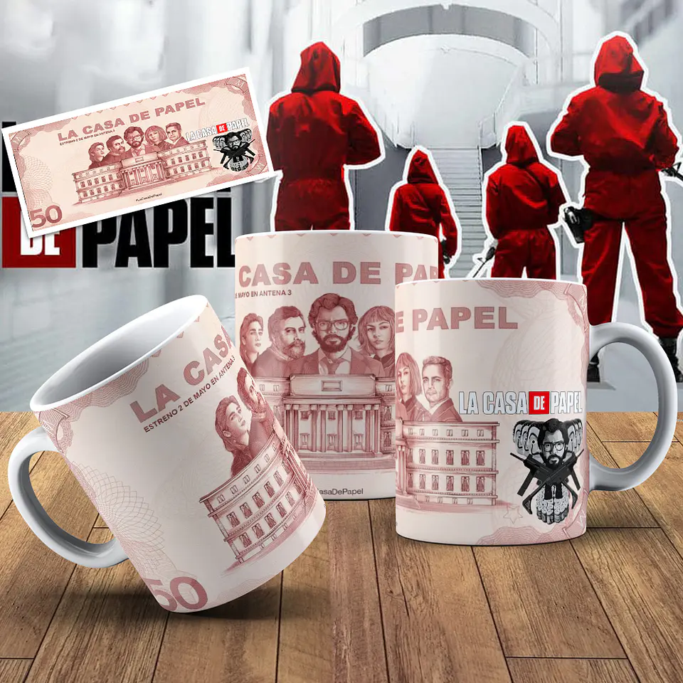 Caneca La Casa de Papel 1