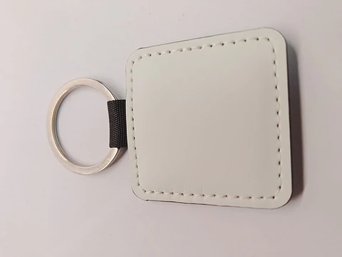 PU Keychain 2 Sides - Square