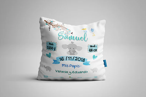 Almohada de nacimiento de elefante