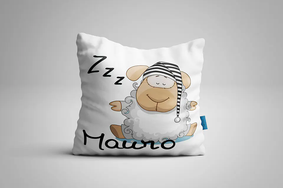 Almohada de oveja dormida 1