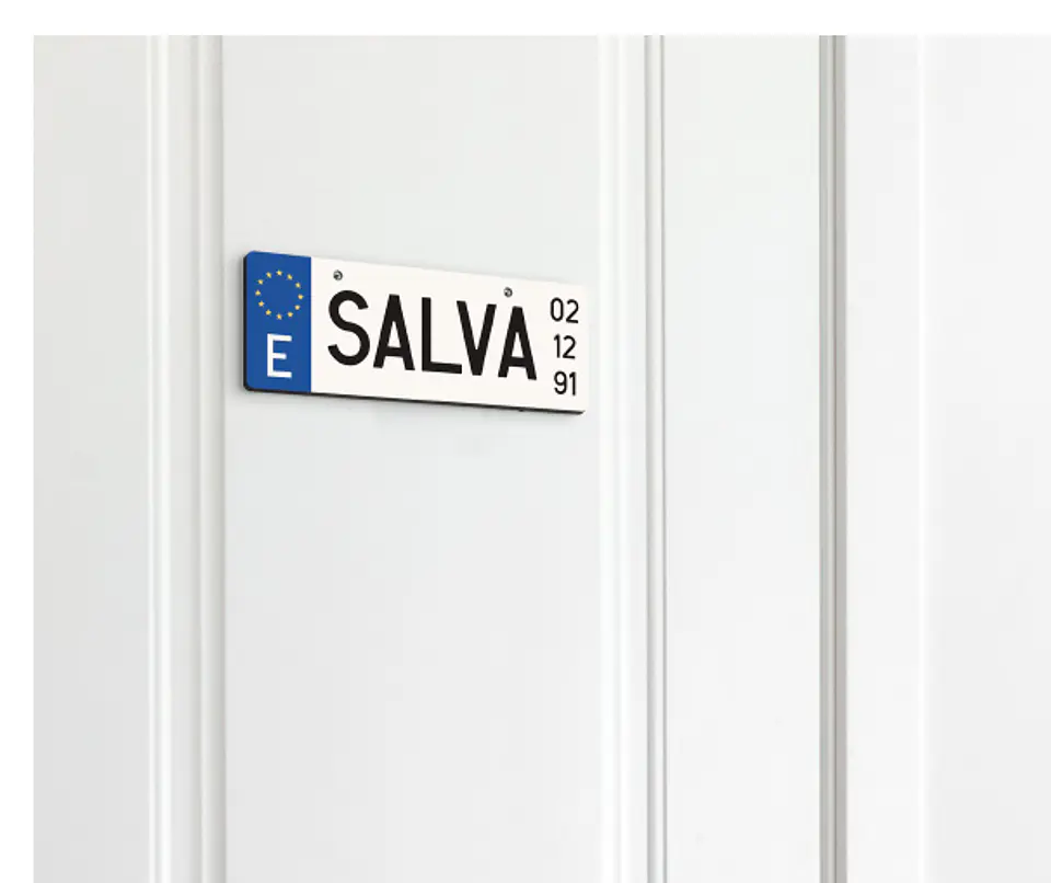Rectangular Plate 15 x 7.5 cm - Registration  1