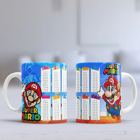 Caneca Coleção Tabuada 